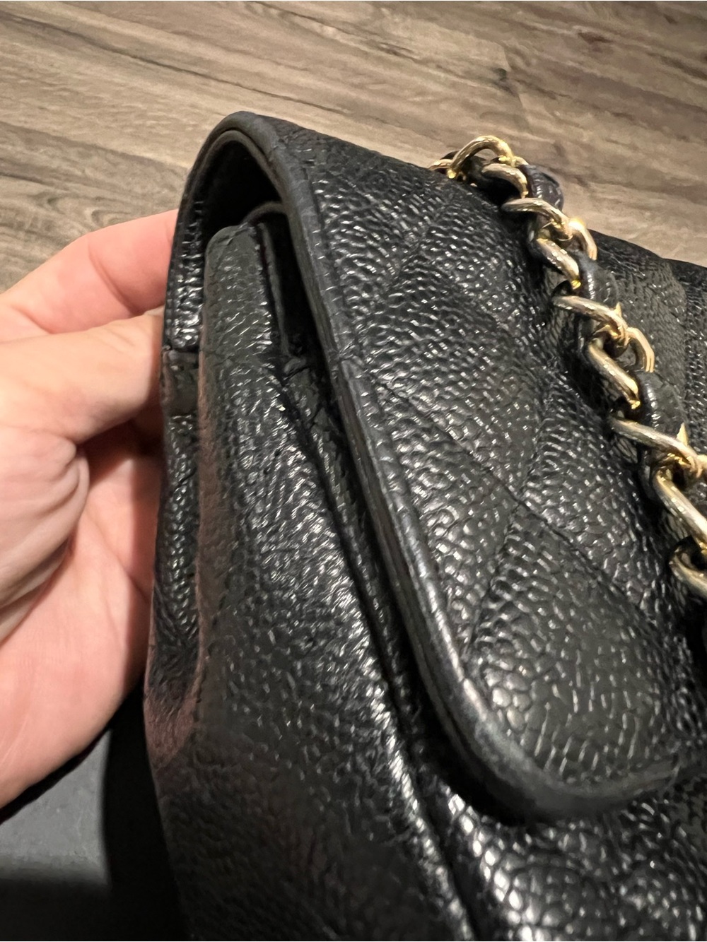 Chanel Classic Caviar Quilted Medium Double Flap - Picture 3 of 11